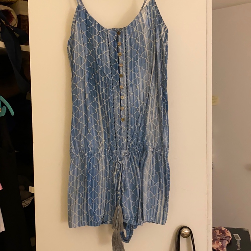 Indah blue romper - S